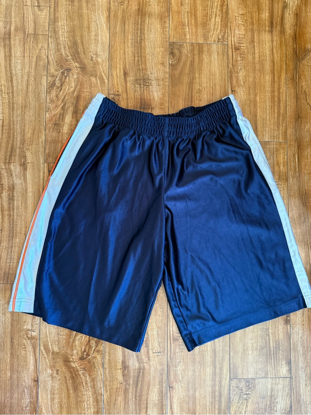 Prospirit Boys Navy White Athletic Gym Shorts Size XL 16-18